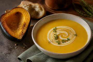 Baked Acorn Squash Bisque: A Cozy Fall Favorite from Martha Stewart