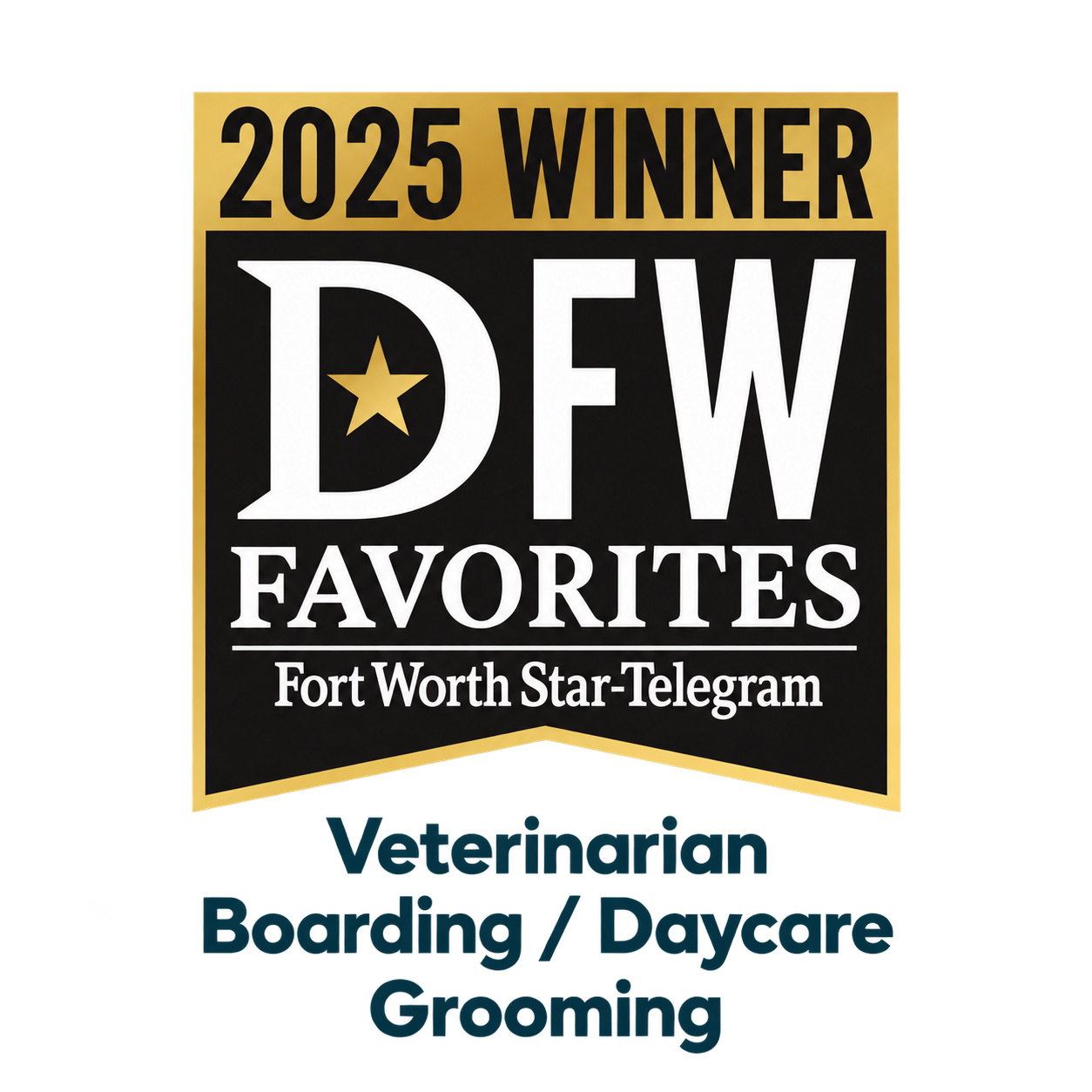 2025 DFW Favorites winner badge
